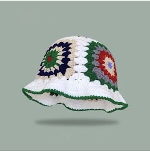 Colorful Crochet Bucket Hat